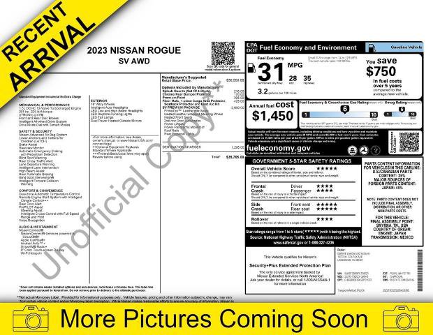 Certified 2023 Nissan Rogue SV w/ SV Premium Package