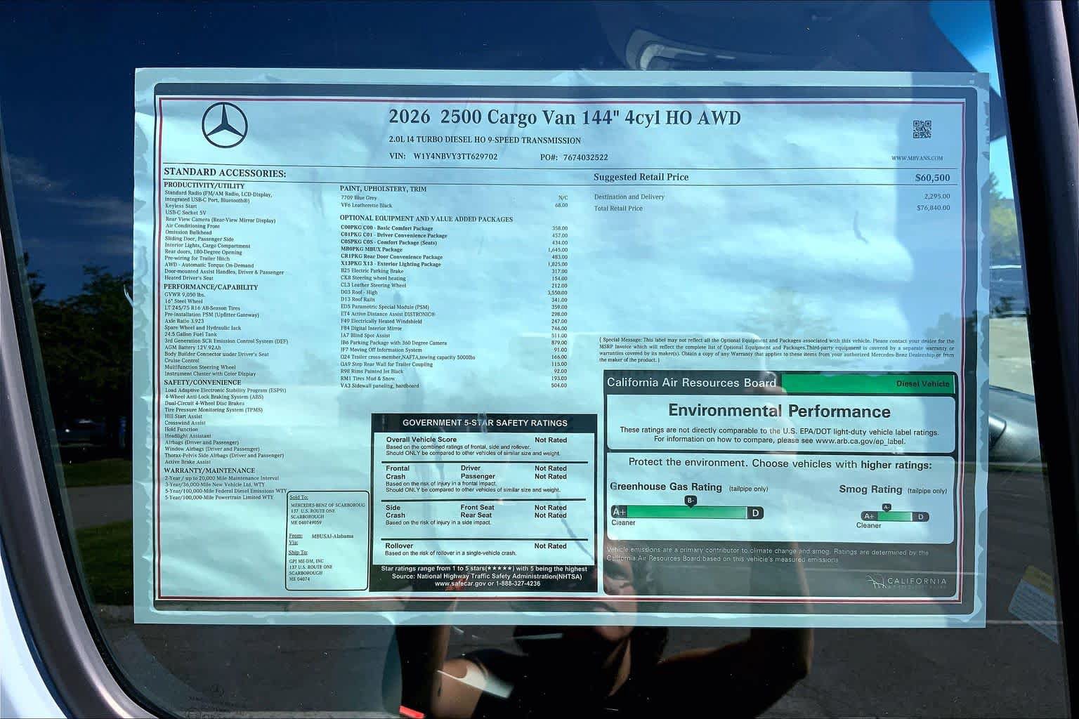 New 2026 Mercedes-Benz Sprinter 2500 image 27