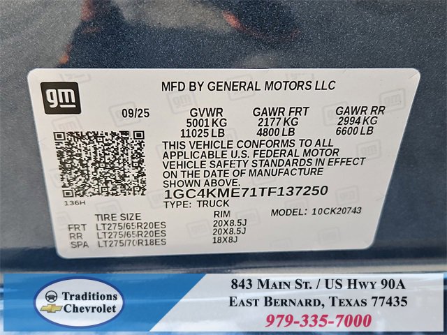 New 2026 Chevrolet Silverado 2500 Custom w/ Custom Value Package image 33