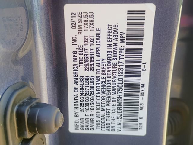 Used 2012 Honda CR-V EX-L image 19