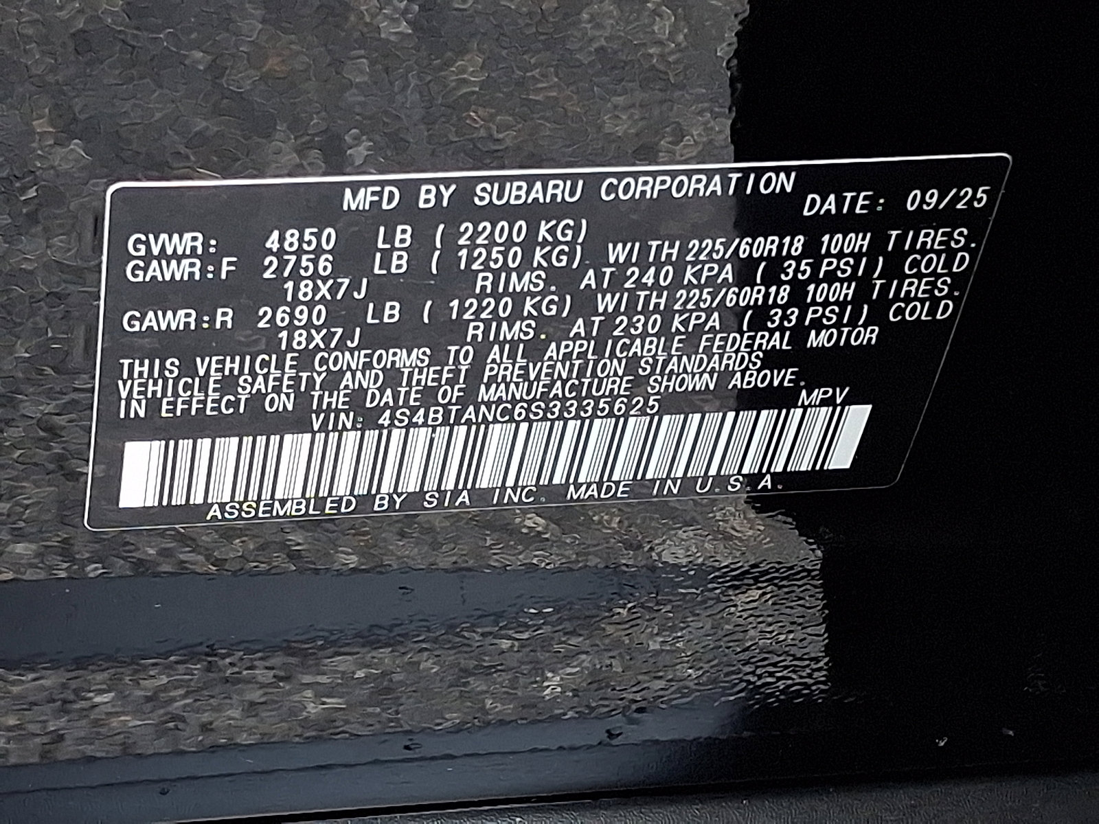 Certified 2025 Subaru Outback Limited AWD/4WD image 28