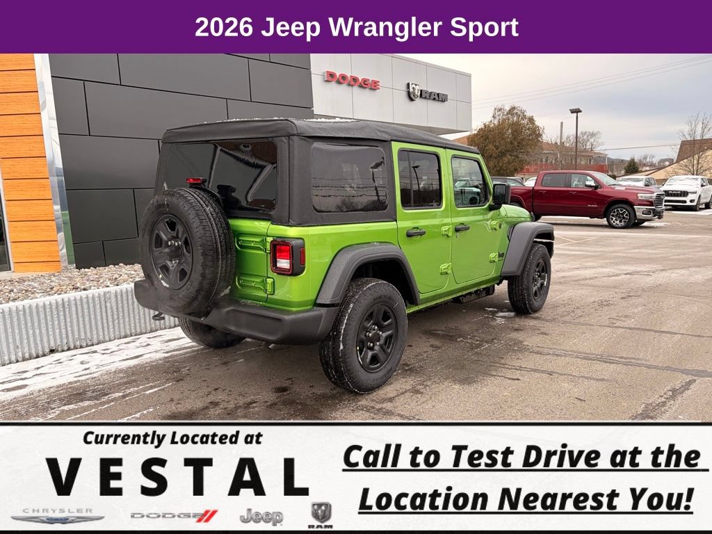 New 2026 Jeep Wrangler Unlimited Sport AWD/4WD image 5