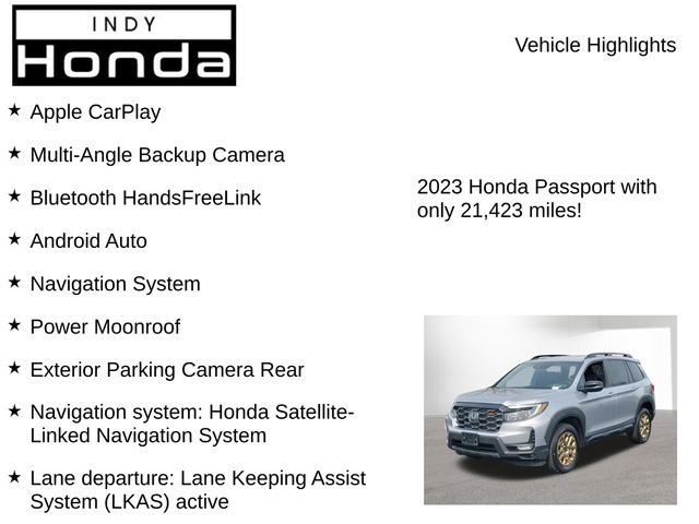 Used 2023 Honda Passport TrailSport image 7