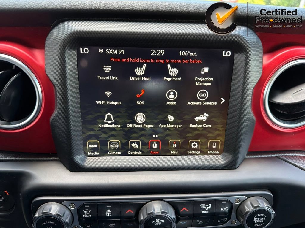 Certified 2022 Jeep Wrangler Unlimited Rubicon w/ Dual Top Group AWD/4WD image 75