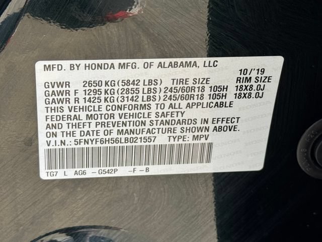 Certified 2020 Honda Pilot EX-L image 32
