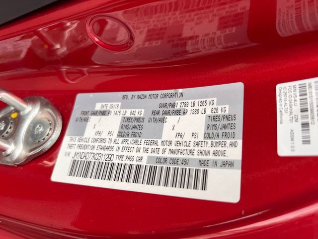 Used 2019 MAZDA MX-5 Miata Grand Touring image 31