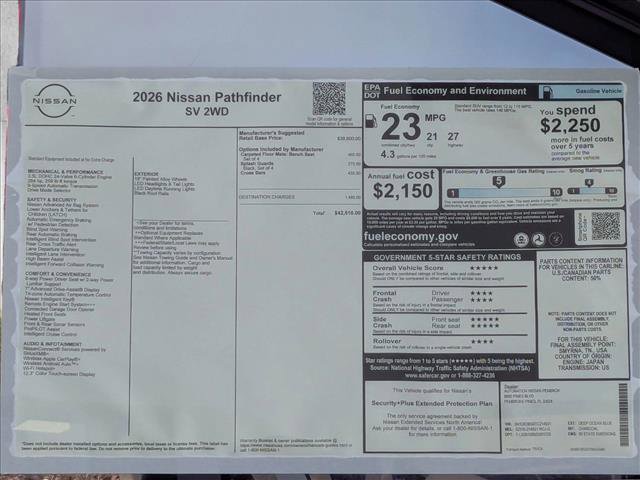 New 2026 Nissan Pathfinder SV image 17