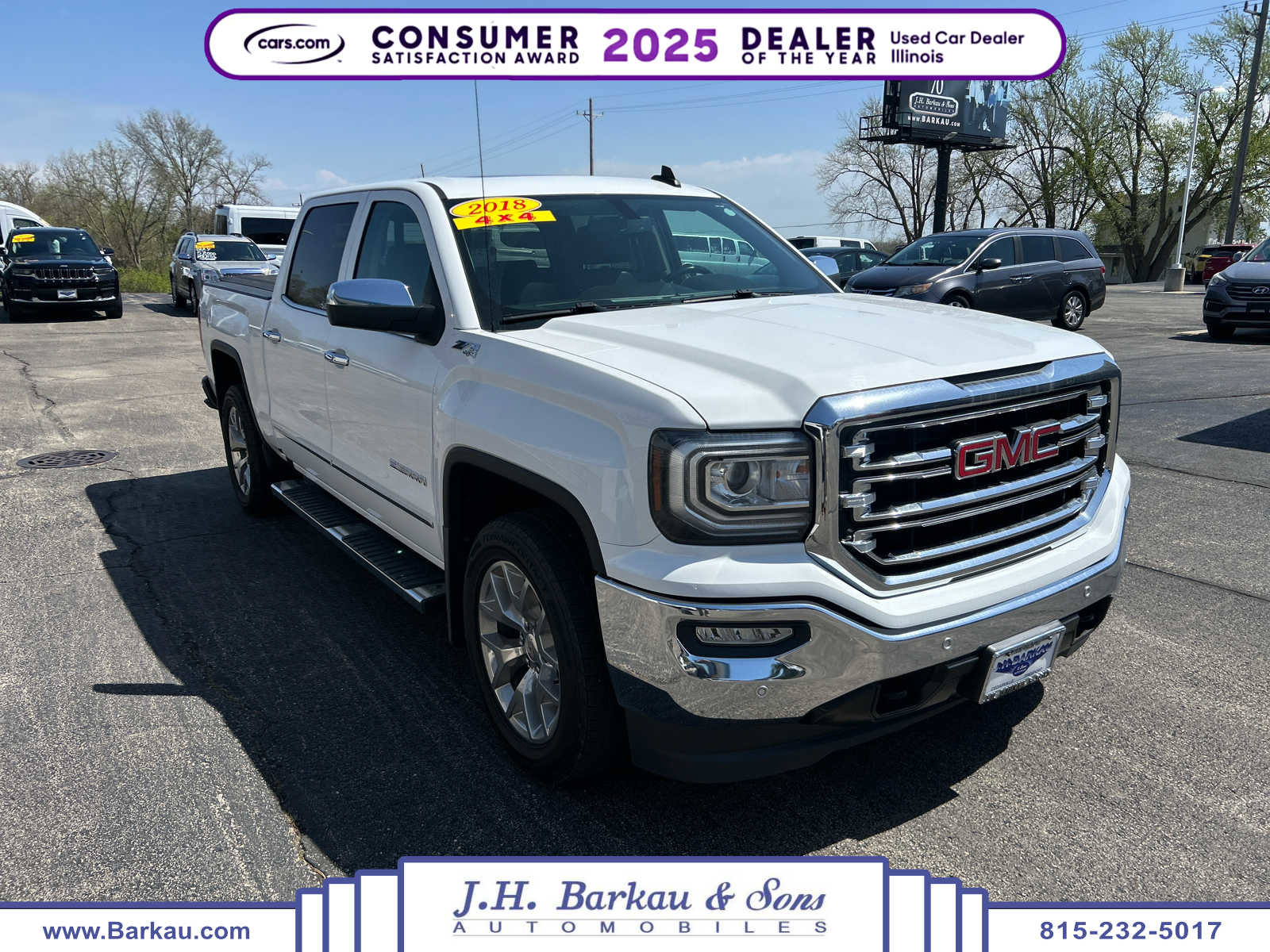 Used 2018 GMC Sierra 1500 SLT w/ SLT Premium Package AWD/4WD image 1