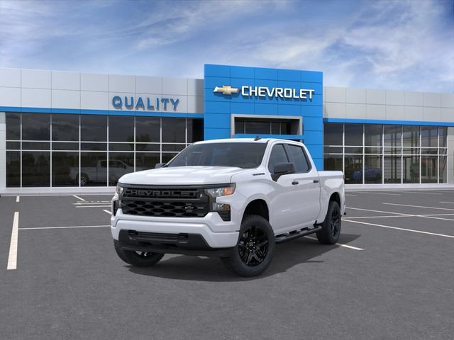 New 2026 Chevrolet Silverado 1500 Custom w/ Turbomax Blackout Package RWD image 8
