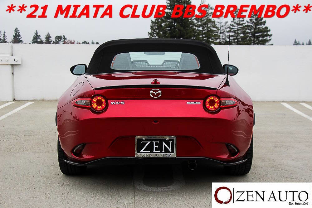 Used 2021 MAZDA MX-5 Miata Club w/ Brembo/BBS Recaro Package image 11