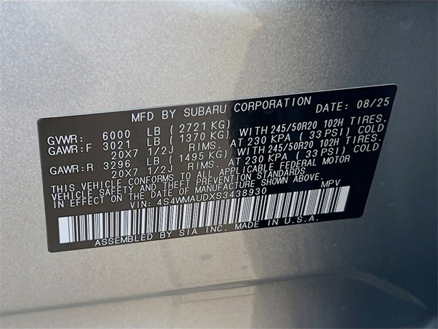 New 2025 Subaru Ascent Touring image 39