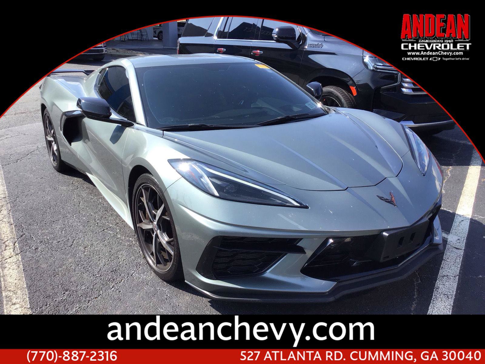 Used 2022 Chevrolet Corvette Stingray Premium Cpe w/ Z51 Performance Package RWD image 1