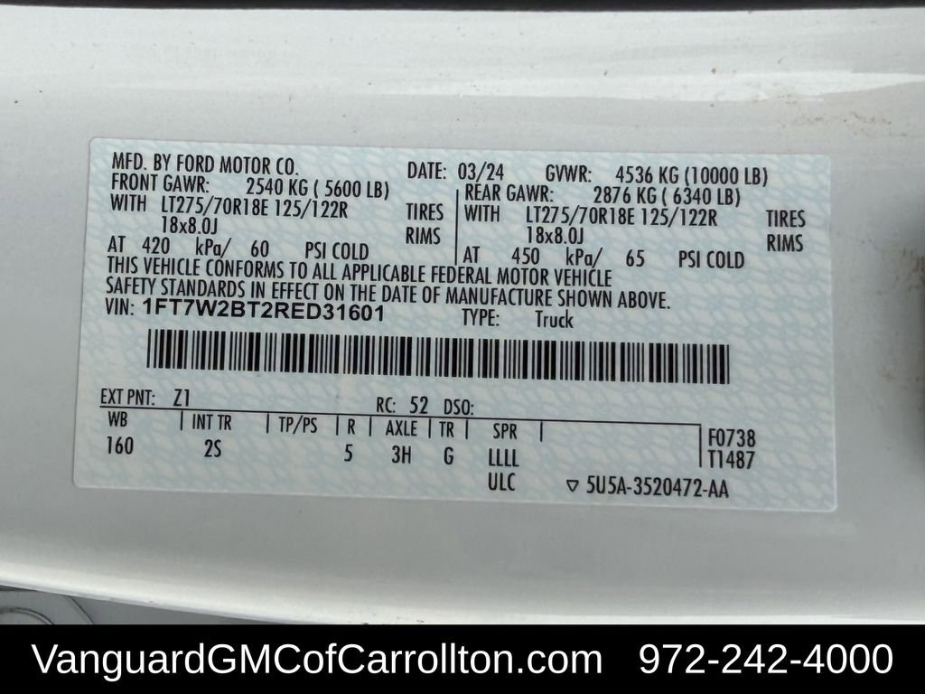 Used 2024 Ford F250 XLT w/ FX4 Off-Road Package image 33