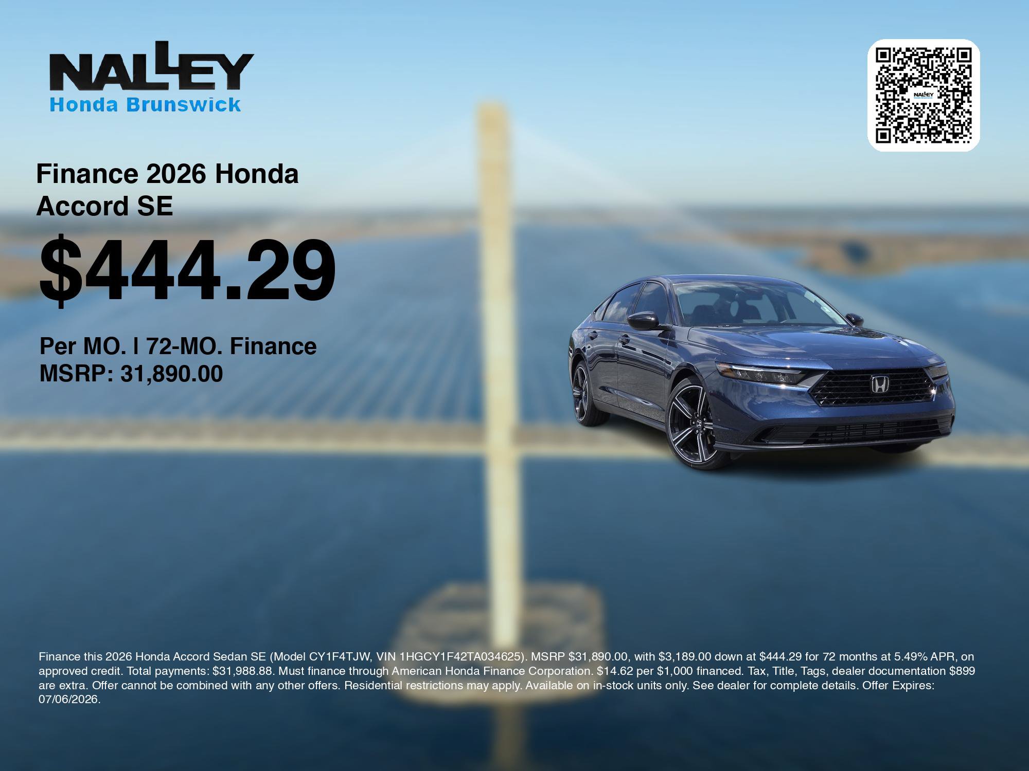 New 2026 Honda Accord SE image 7