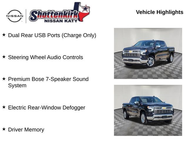 Used 2024 Chevrolet Silverado 1500 LTZ w/ Z71 Off-Road Package AWD/4WD image 19