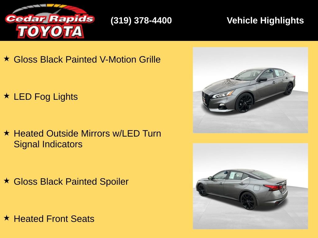 Used 2022 Nissan Altima 2.5 SR w/ Midnight Edition Package image 37