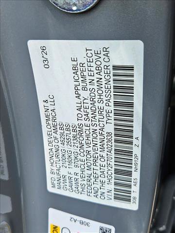 New 2026 Honda Accord Sport image 17