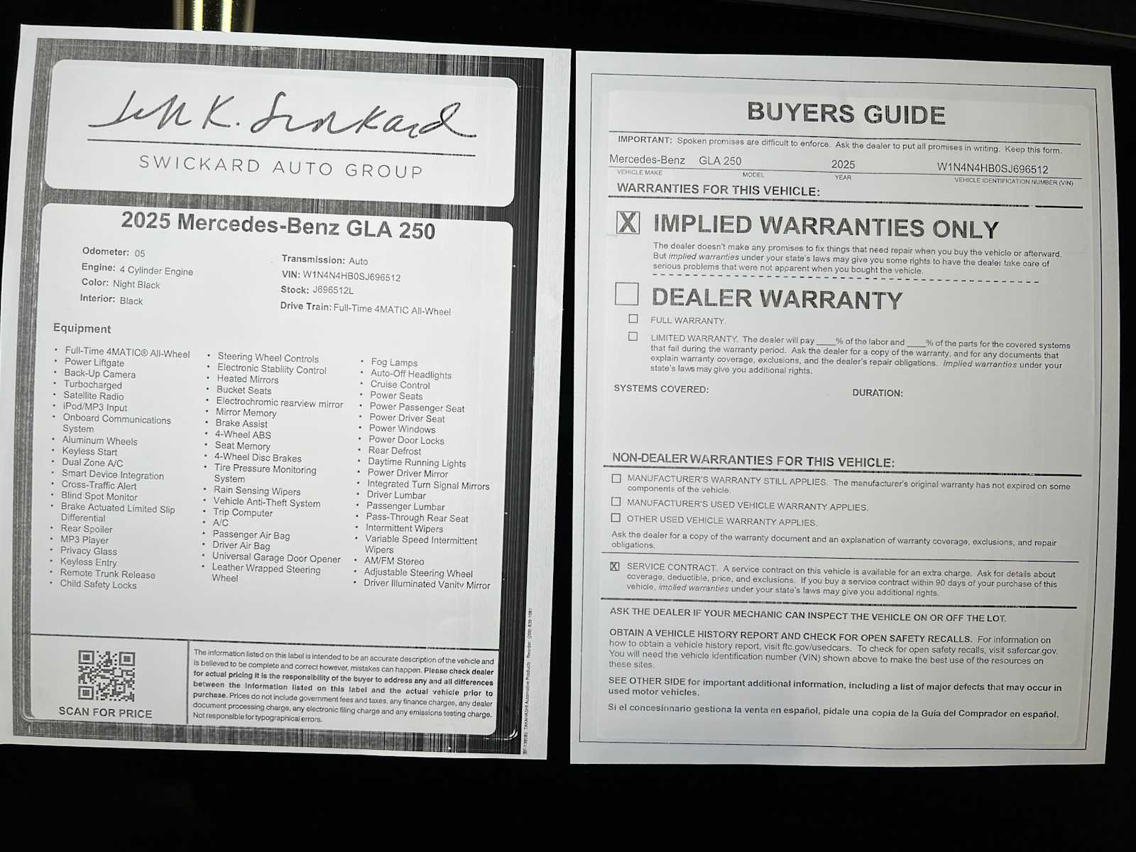 Certified 2025 Mercedes-Benz GLA 250 4MATIC image 35