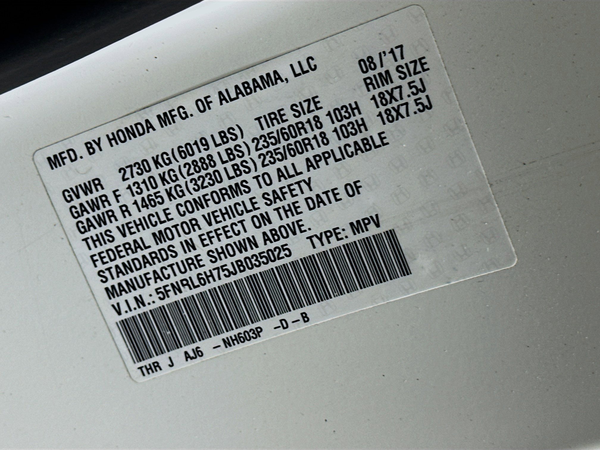 Used 2018 Honda Odyssey EX-L image 12