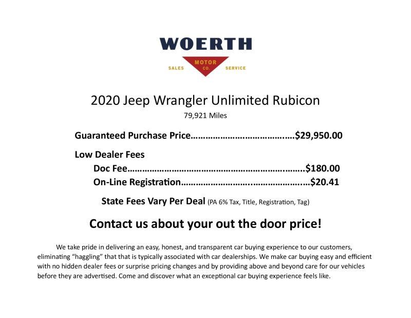 Used 2020 Jeep Wrangler Unlimited Rubicon w/ Quick Order Package 28Y Recon image 3