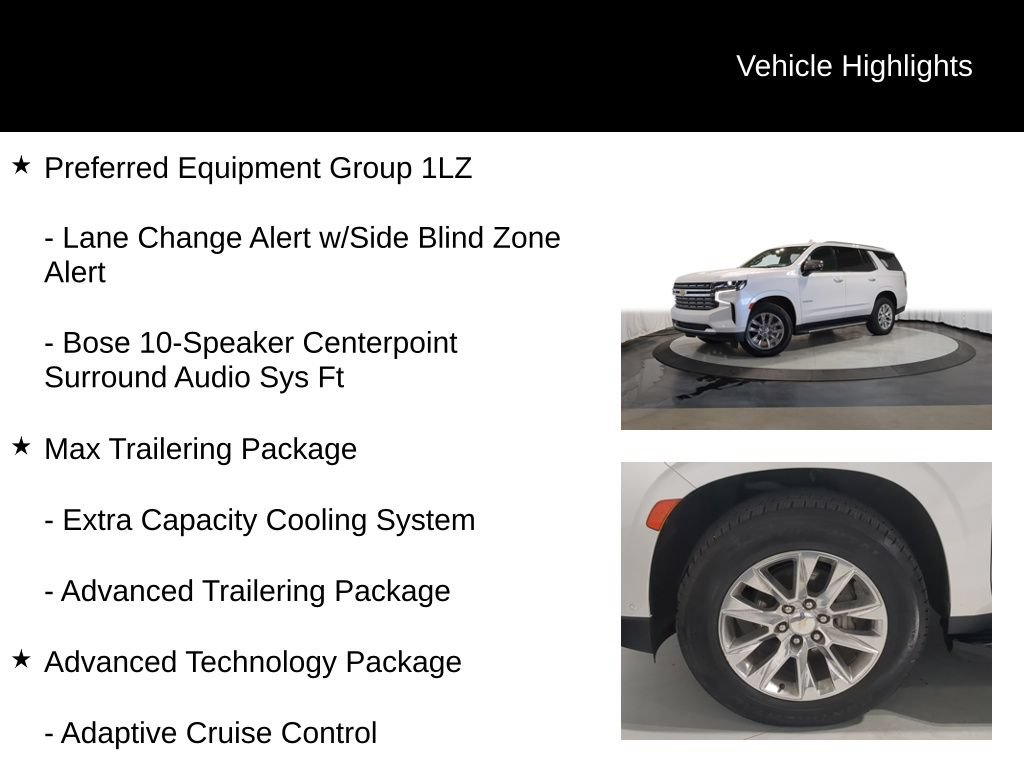 Used 2023 Chevrolet Tahoe Premier w/ Advanced Technology Package AWD/4WD image 32