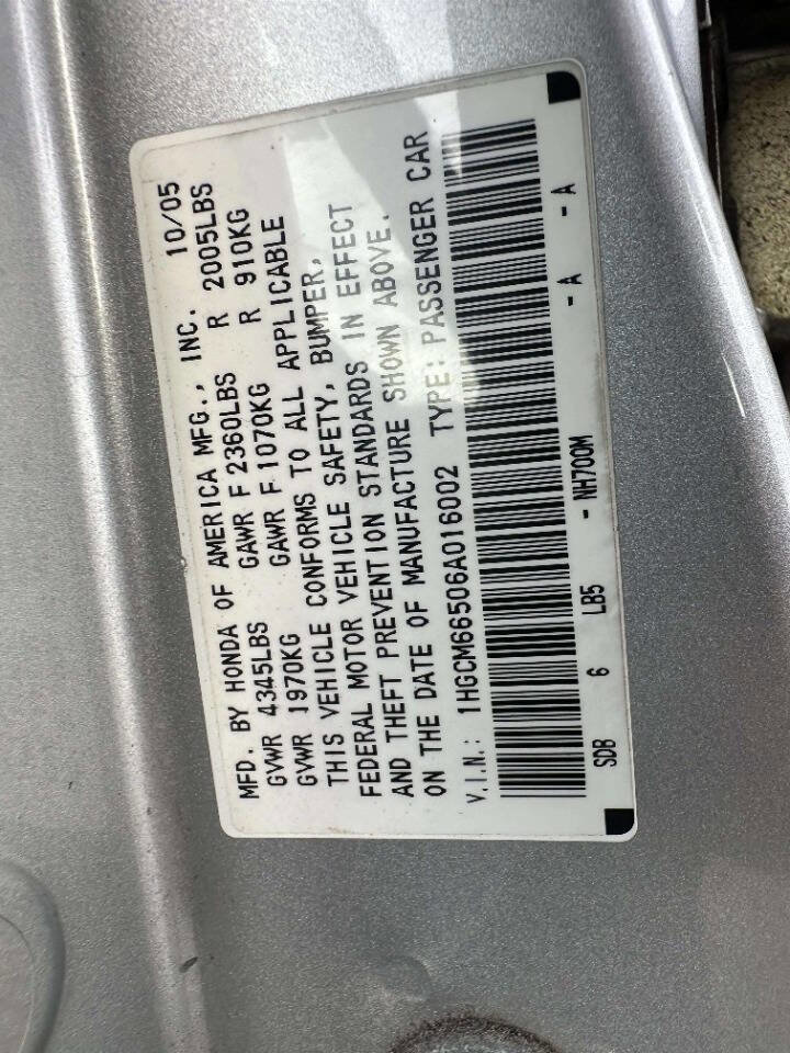 Used 2006 Honda Accord EX image 35