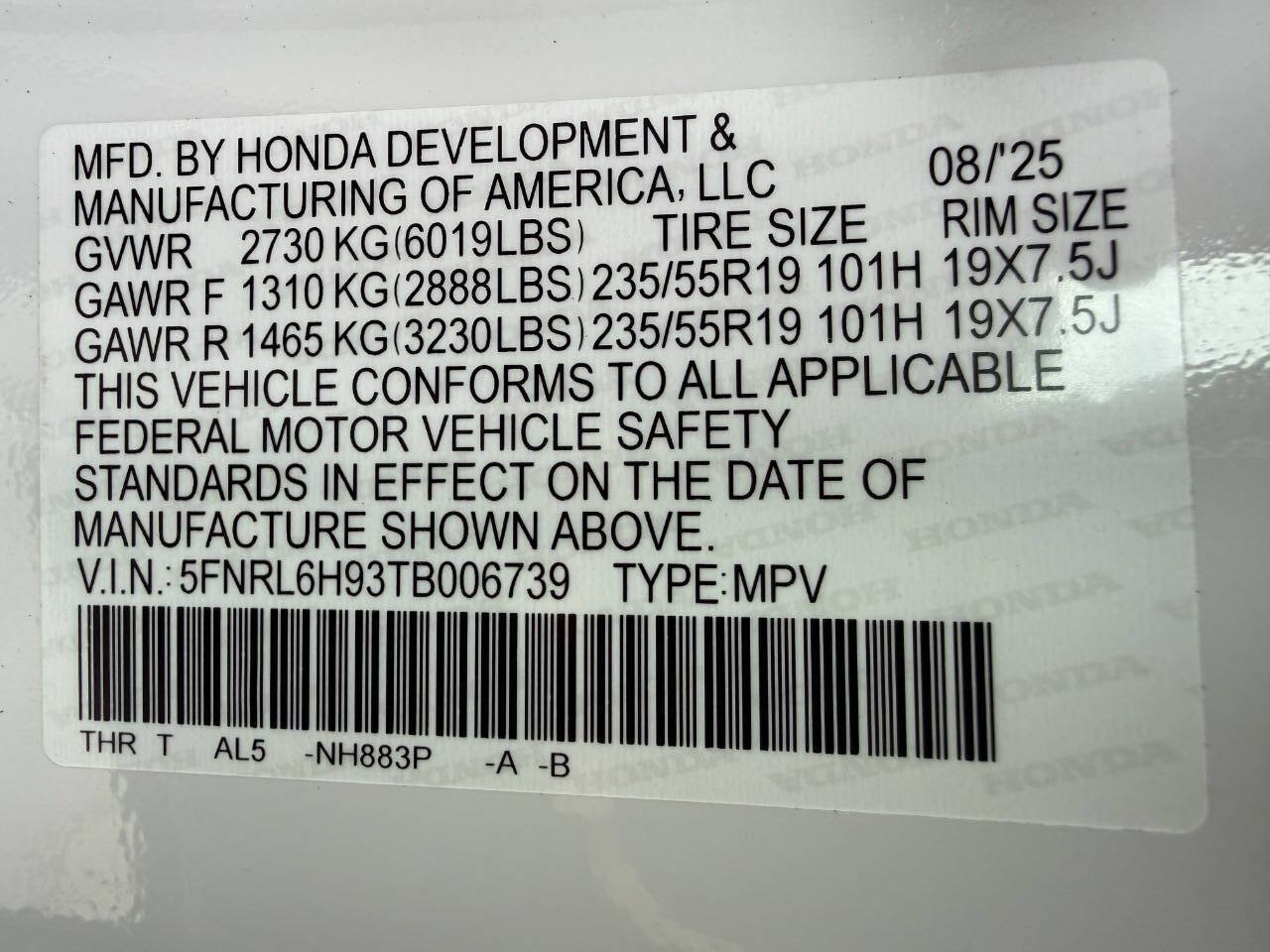 Used 2026 Honda Odyssey Elite image 55