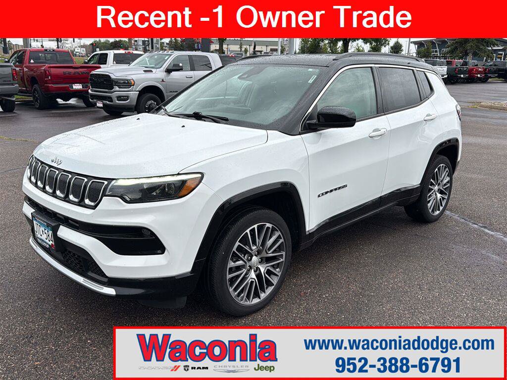 Used 2022 Jeep Compass Limited w/ Elite Group AWD/4WD image 1