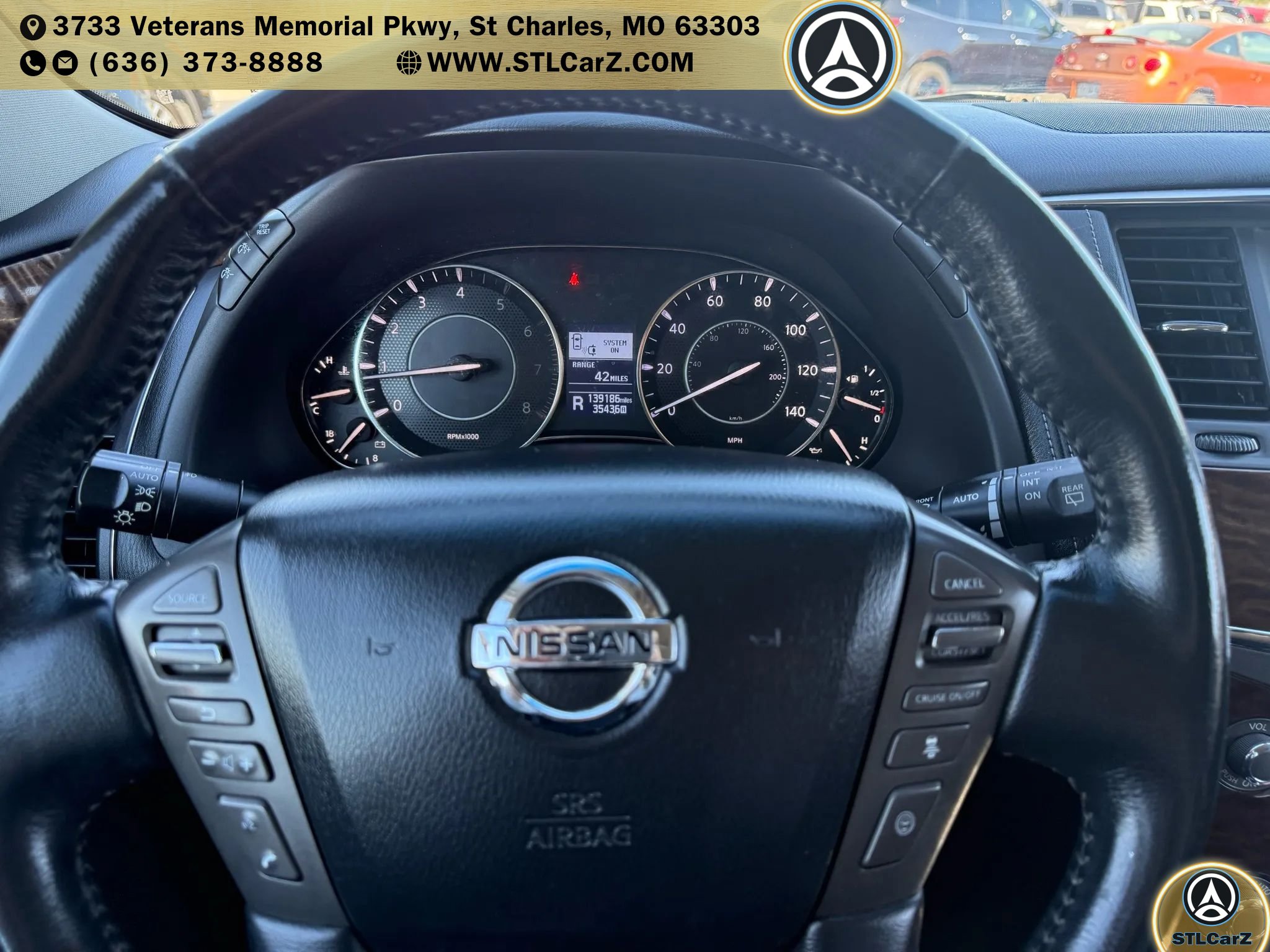 Used 2017 Nissan Armada Platinum w/ Interior Lighting Package RWD image 26