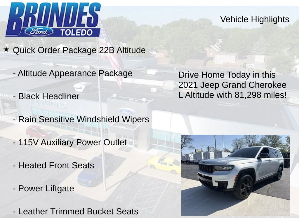 Used 2021 Jeep Grand Cherokee L Laredo AWD/4WD image 5
