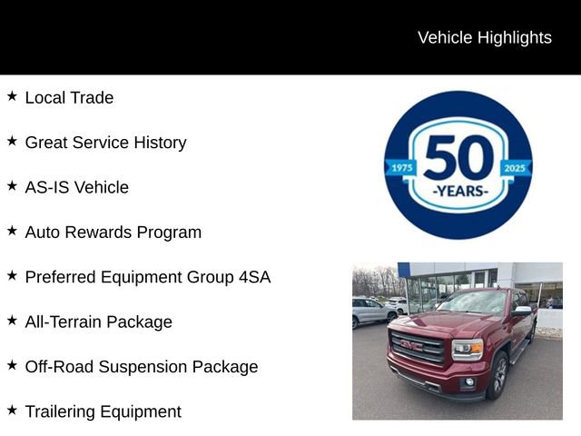 Used 2015 GMC Sierra 1500 SLT w/ All-Terrain Package image 5