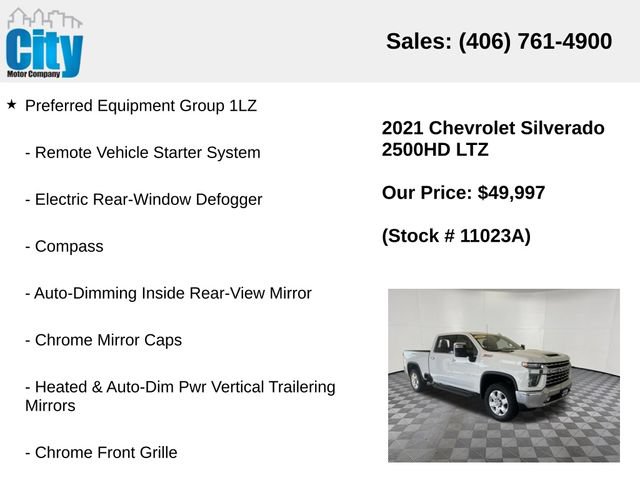 Used 2021 Chevrolet Silverado 2500 LTZ w/ LTZ Premium Package AWD/4WD image 19
