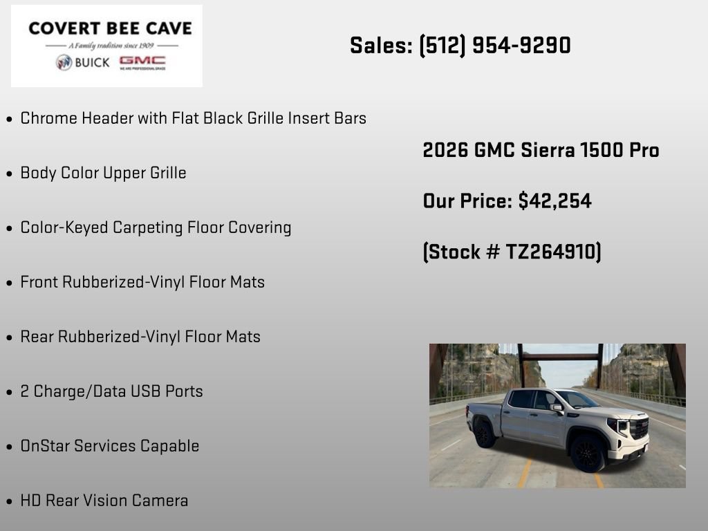 New 2026 GMC Sierra 1500 Pro w/ Graphite Edition RWD image 36