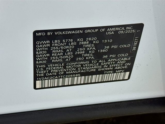 New 2026 Volkswagen Atlas Cross Sport SEL R-Line image 21