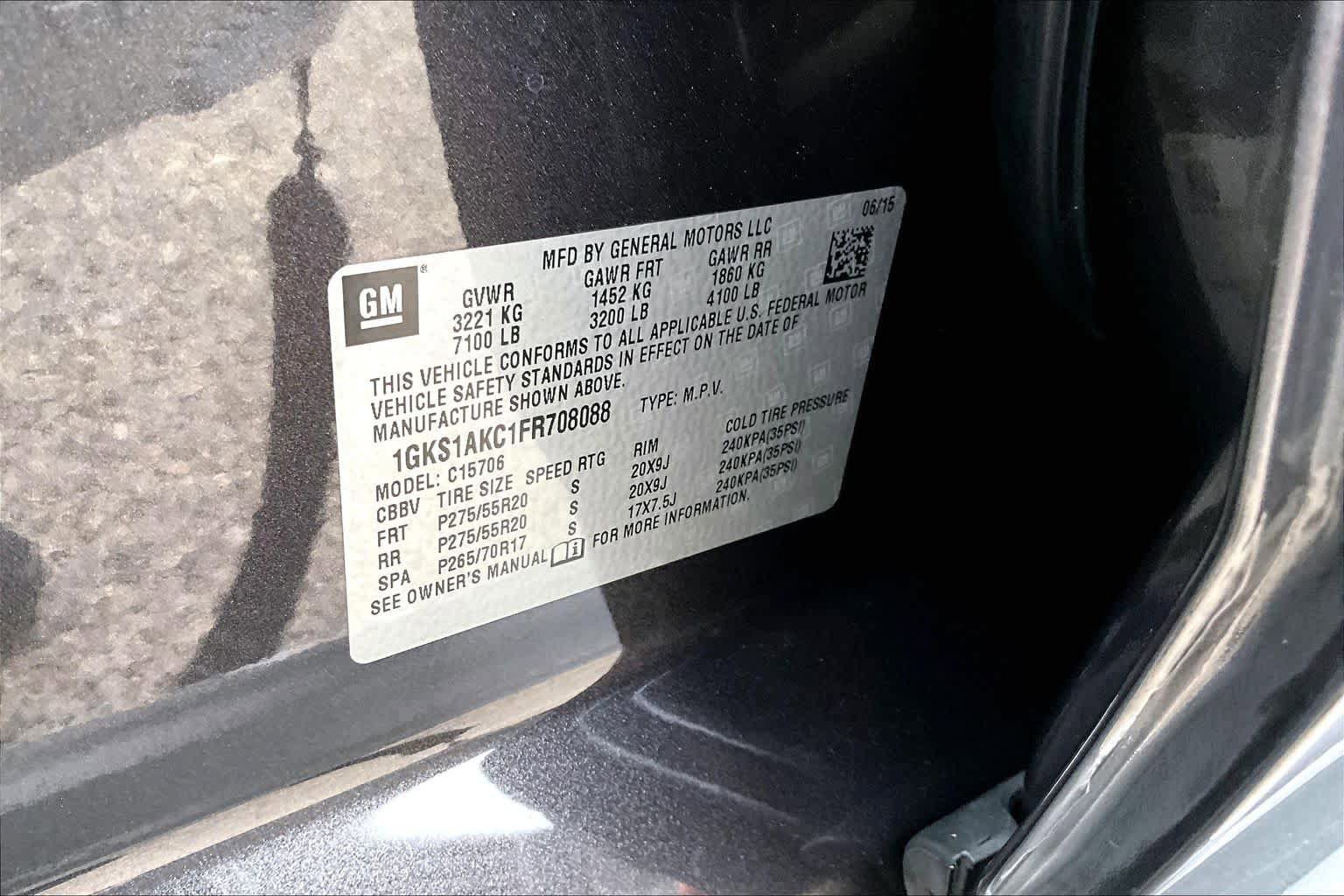 Used 2015 GMC Yukon SLE w/ Convenience Package RWD image 34