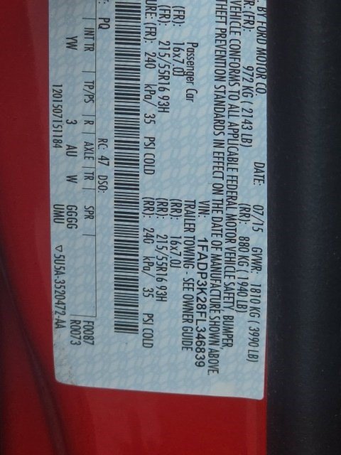 Used 2015 Ford Focus SE FWD image 16