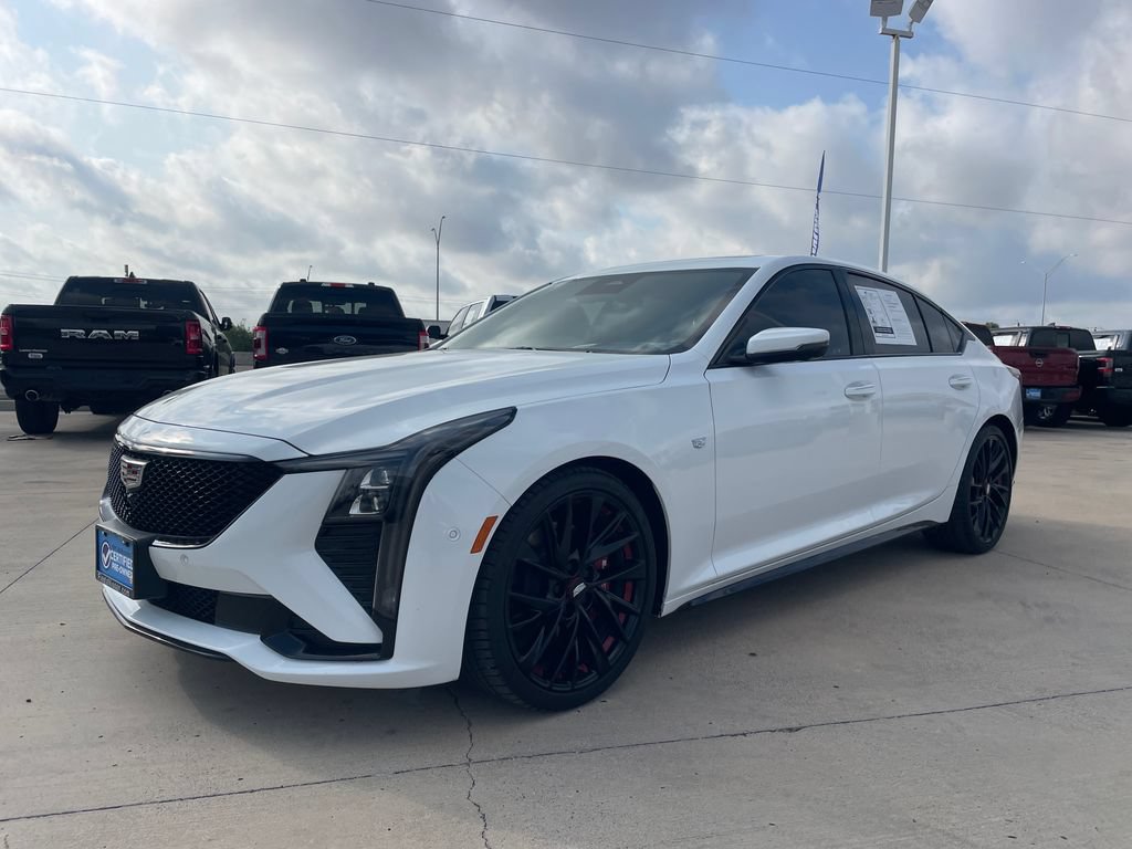 Used 2025 Cadillac CT5 Sport w/ LPO, Red Accent Package RWD image 1