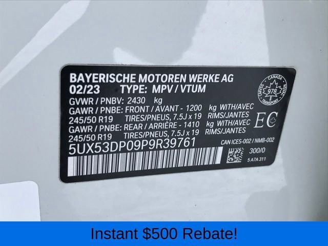 Used 2023 BMW X3 xDrive30i image 27