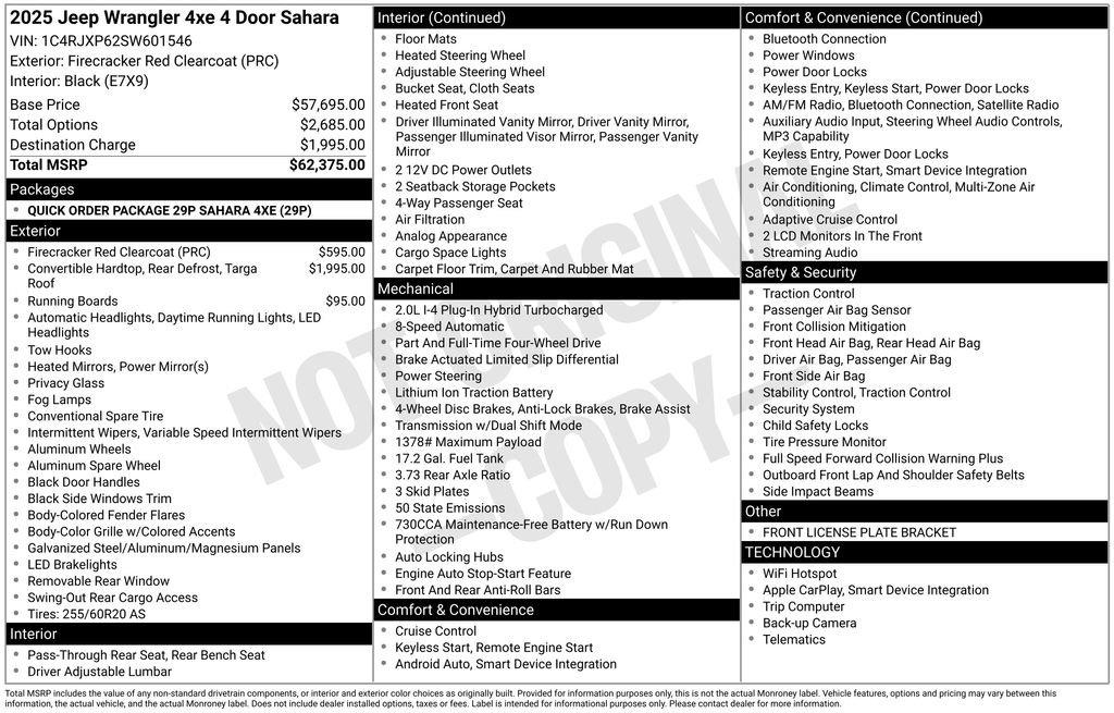 Used 2025 Jeep Wrangler Unlimited Sahara image 17