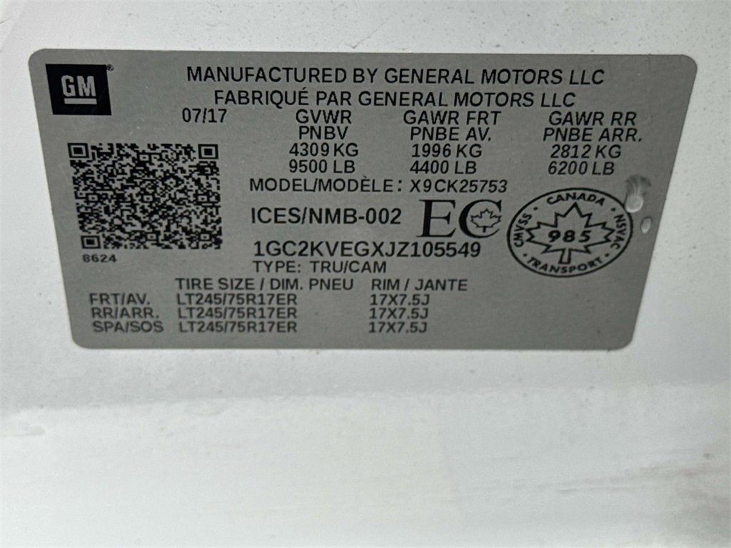 Used 2018 Chevrolet Silverado 2500 LT image 11