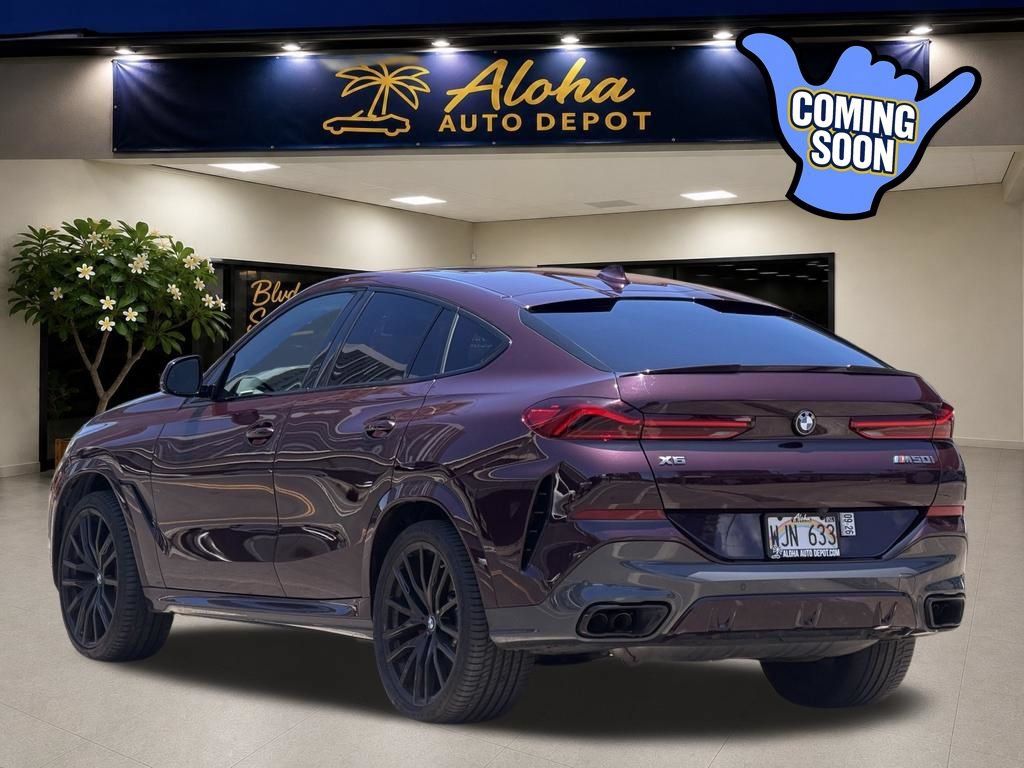 Used 2022 BMW X6 M50i w/ Executive Package AWD/4WD image 3