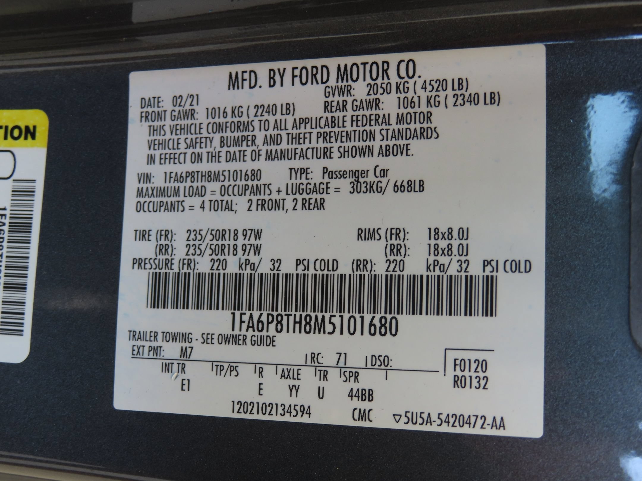 Used 2021 Ford Mustang Premium RWD image 26