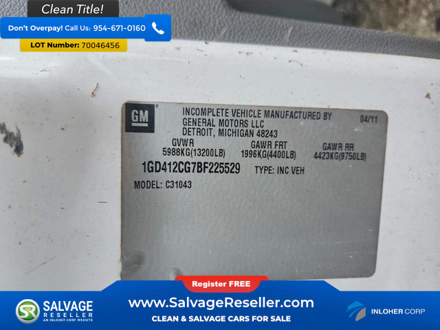 Used 2011 GMC Sierra 3500 W/T RWD image 16