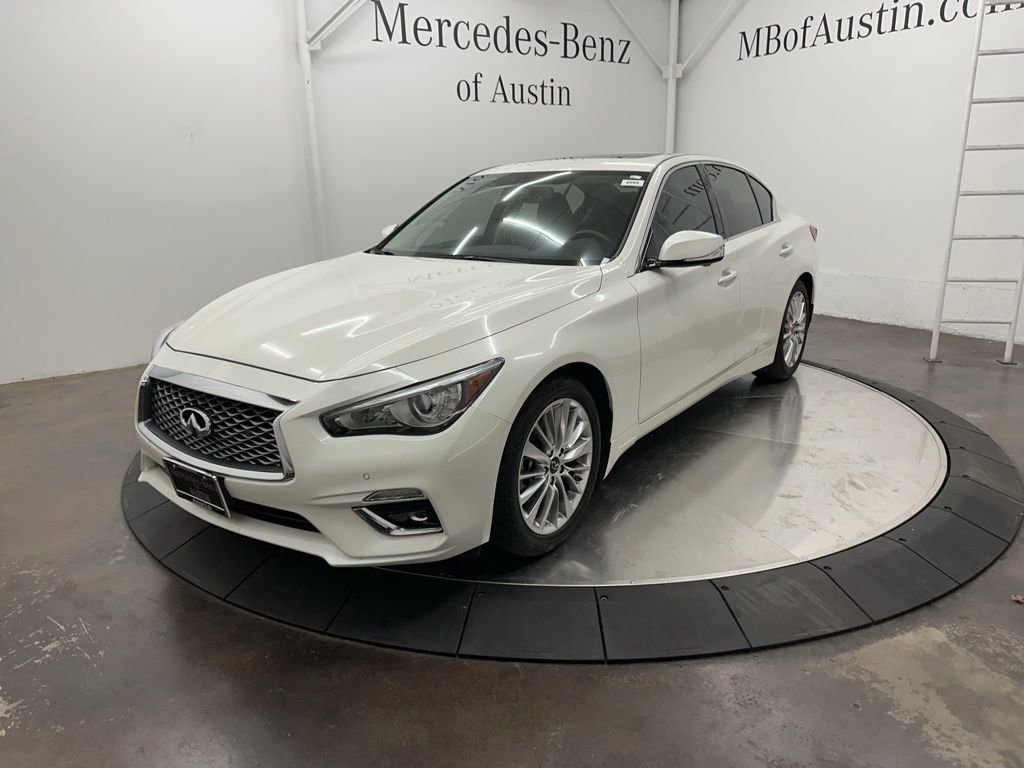 Used 2021 INFINITI Q50 Luxe w/ Cargo Package image 3