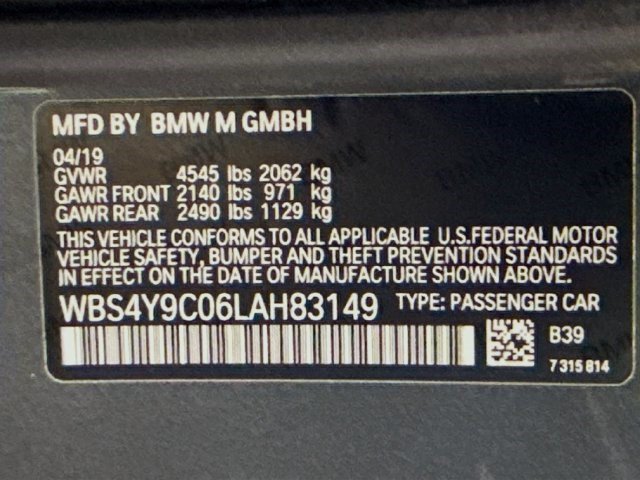 Used 2020 BMW M4 Coupe w/ M Driver's Package RWD image 37