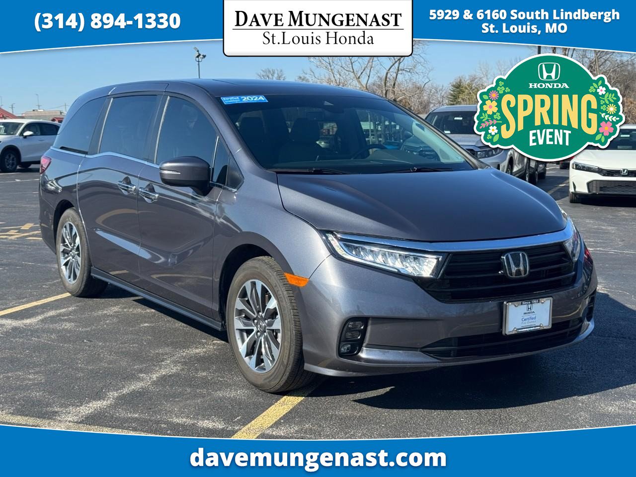 Certified 2024 Honda Odyssey Elite