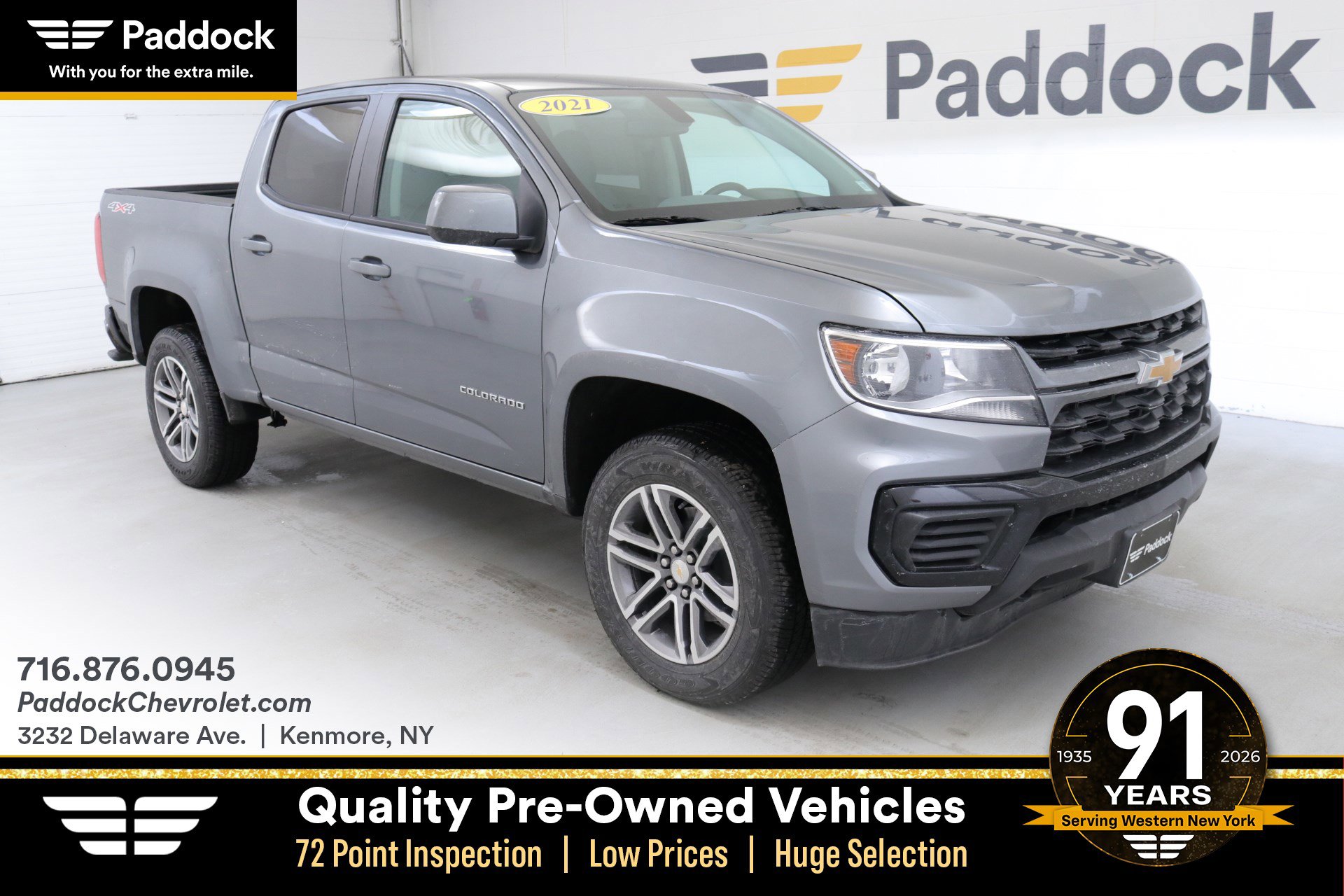 Used 2021 Chevrolet Colorado W/T w/ Custom Special Edition