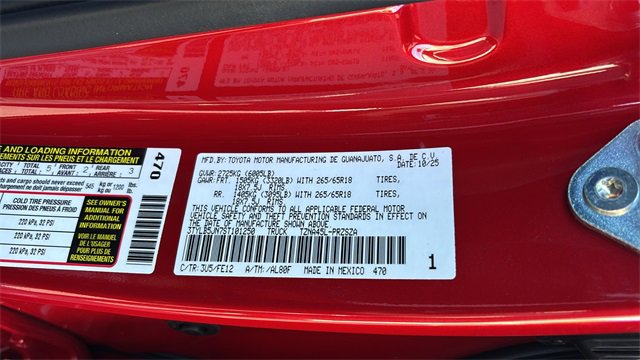 New 2025 Toyota Tacoma TRD Sport image 34