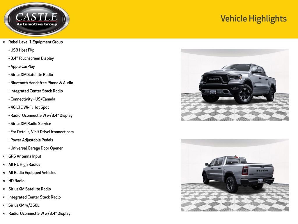 Used 2022 RAM 1500 Rebel w/ Rebel Level 1 Equipment Group AWD/4WD image 7