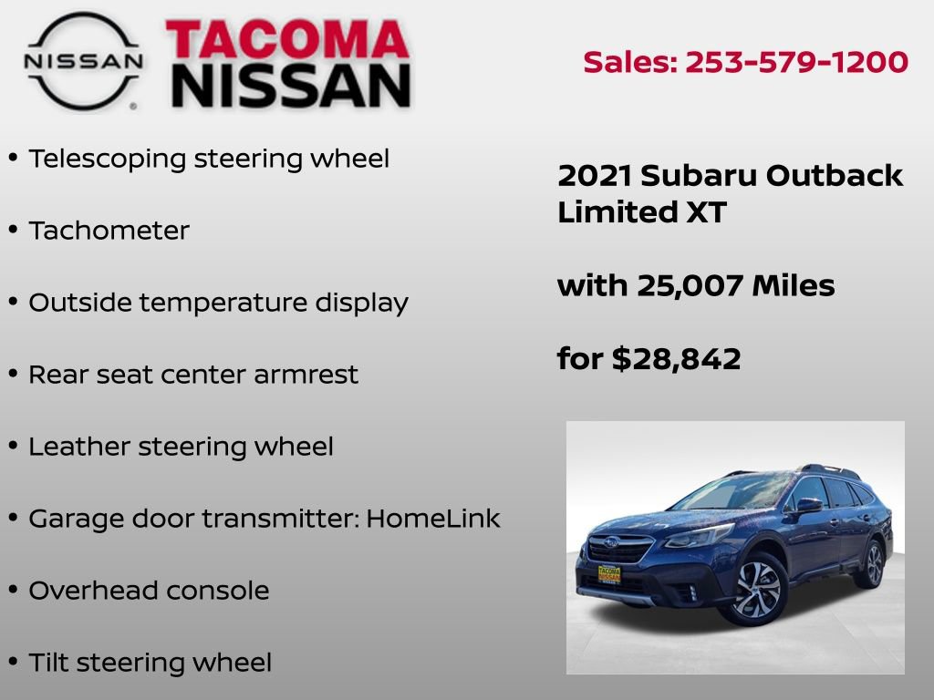 Used 2021 Subaru Outback Limited XT w/ Popular Package #2 image 31